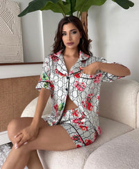 SATEN KISA PİJEMA