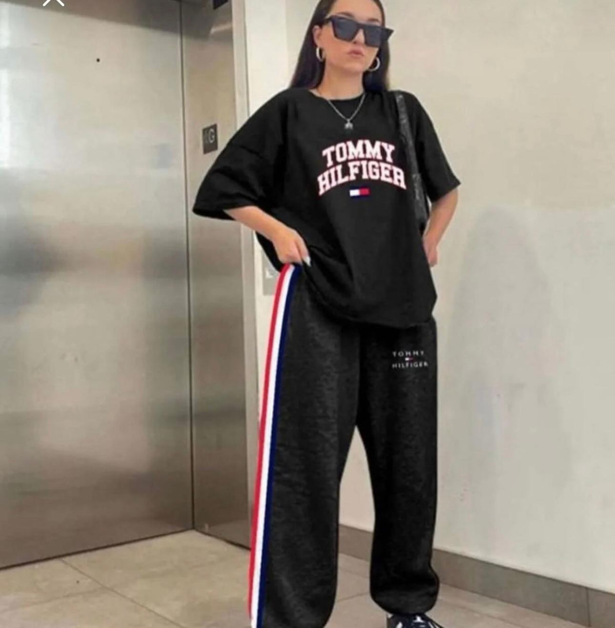 Siyah Oversize Takım